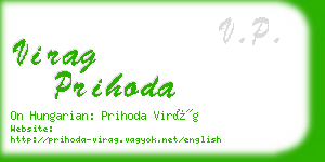 virag prihoda business card